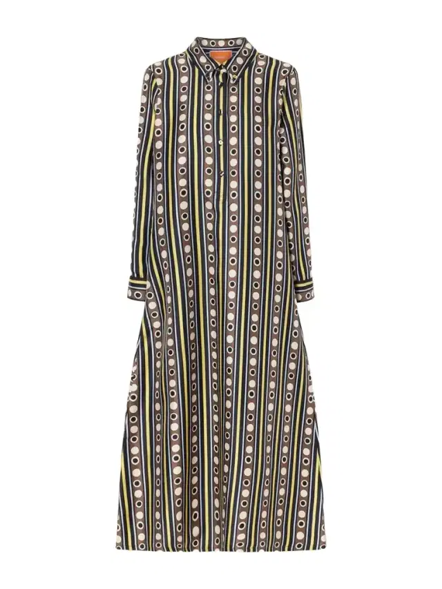 Chemise Printed Silk-twill Maxi Dress
