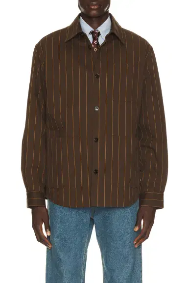 Valentino Striped Overshirt | Thumbnail 1