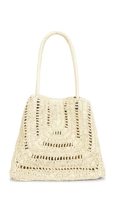 Madewell Large Eyelet Raffia Tote | Thumbnail 1 Madewell Large Eyelet Raffia Tote | Thumbnail 1