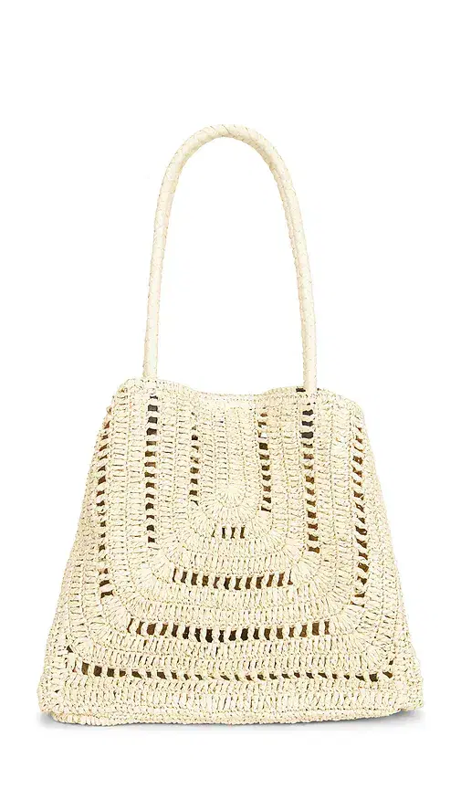 Madewell Large Eyelet Raffia Tote