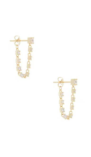 Lili Claspe Esther Chain Earrings | Thumbnail 2