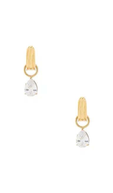 petit moments Teardrop Stone Earrings | Thumbnail 2
