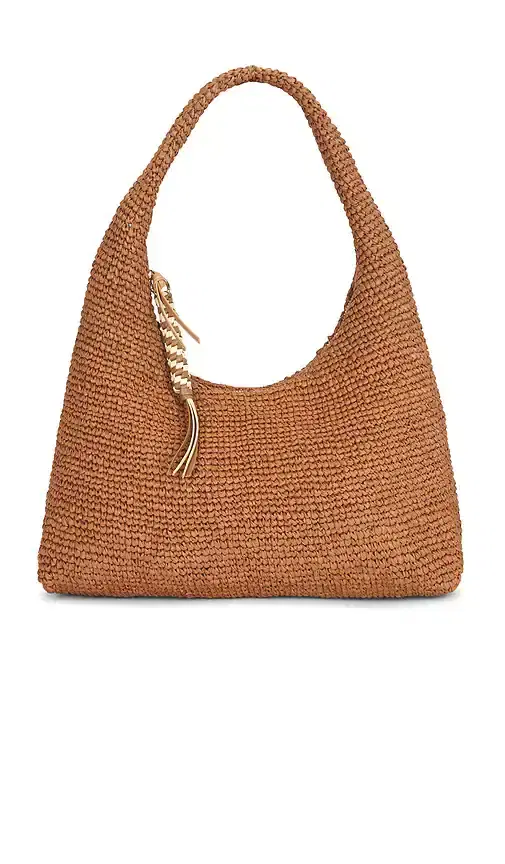 Loeffler Randall Willow Crochet Raffia Shoulder Bag