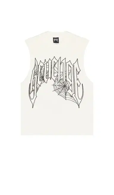 Revenge Web Cross Cut Off Tee | Thumbnail 4