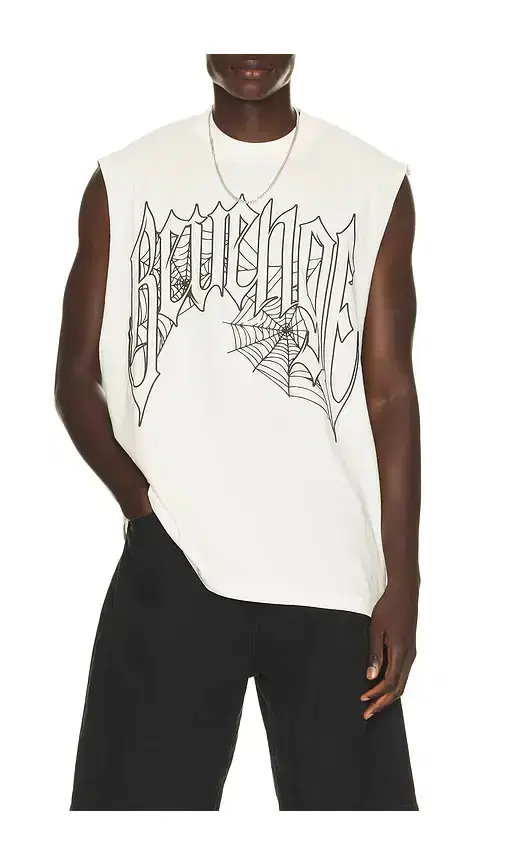 Revenge Web Cross Cut Off Tee