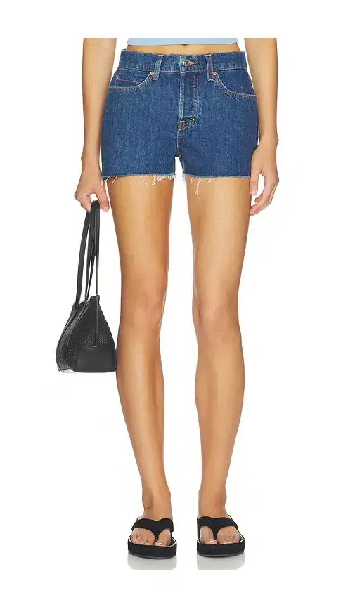GRLFRND Ava Mid Rise Relaxed Short