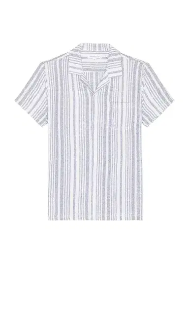 Vintage Summer Basket Weave Camp Shirt | Thumbnail 4
