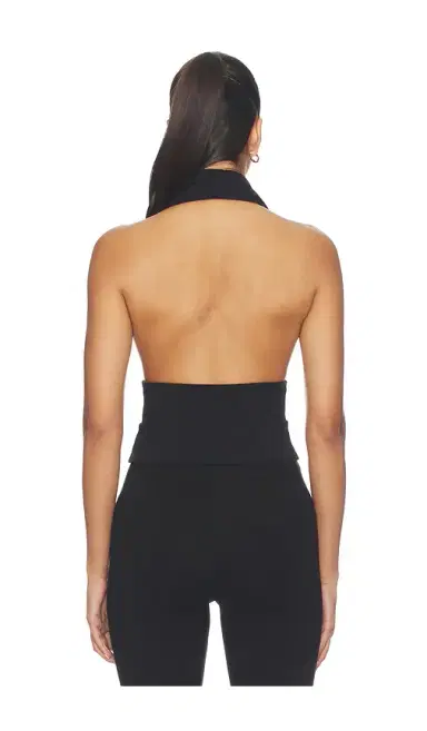 susana monaco Halter Gathered Top | Thumbnail 3