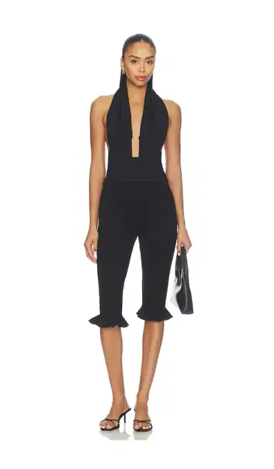susana monaco Halter Gathered Top | Thumbnail 4