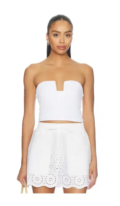 susana monaco Wire Gathered Tube Top | Thumbnail 1