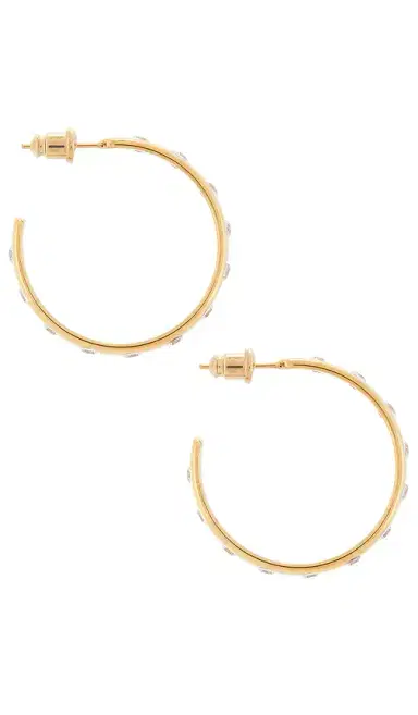Casa Clara Nora Mae Hoop Earrings | Thumbnail 2