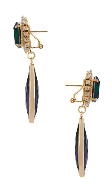 Anton Heunis Stud With Clip Oval & Tear Pendant | Thumbnail 2