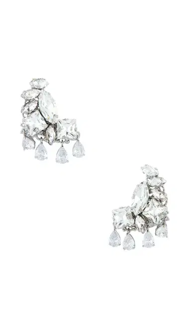 Anton Heunis Omega Clasp Pixel & Tears Pendant Earrings | Thumbnail 1