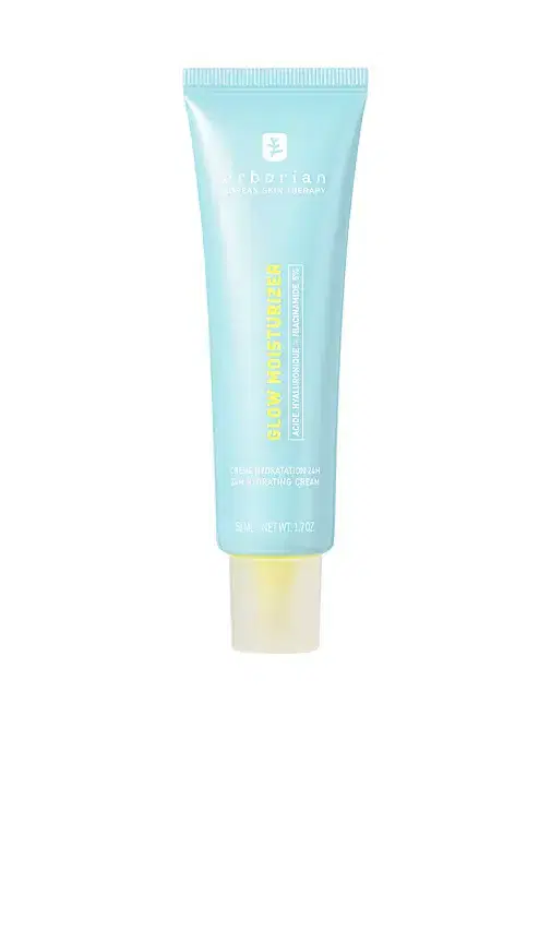 erborian Glow Moisturizer For Korean Glass Skin Effect With Hyaluronic Acid And 5% Niacinamide 50mL