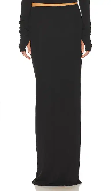 Helsa Matte Jersey Slim Skirt | Thumbnail 1