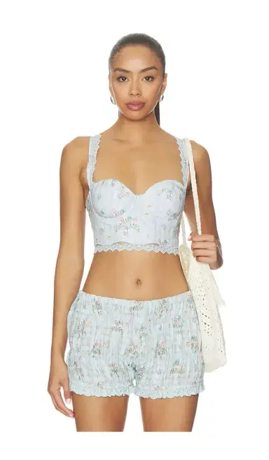 Agua Bendita Jovie Bleu Top | Thumbnail 1