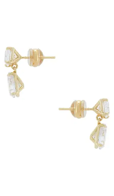 SHASHI Oval Pear Drop Earring | Thumbnail 2