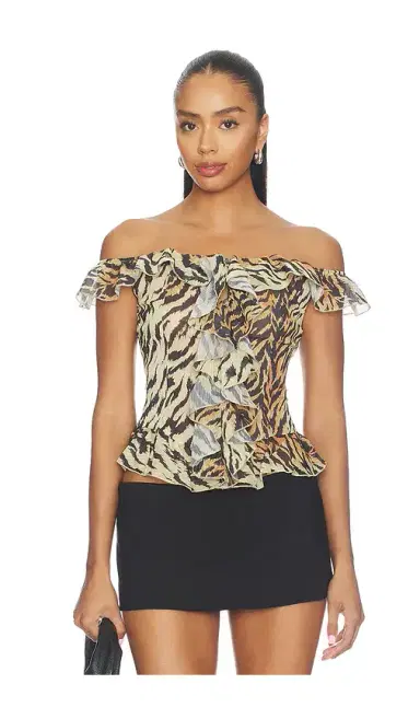 LIONESS Timeless Ruffle Top | Thumbnail 1