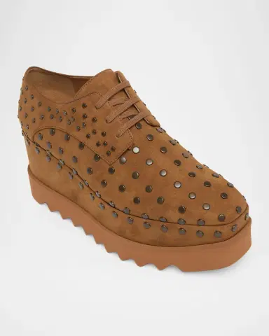 Stella McCartney 75mm Elyse Studded Platform Derbys | Thumbnail 5 Stella McCartney 75mm Elyse Studded Platform Derbys | Thumbnail 5
