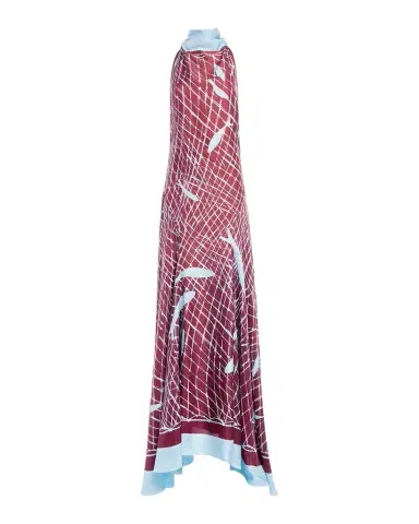 Altuzarra Moonlight Sleeveless Turtleneck Silk Maxi Dress | Thumbnail 1