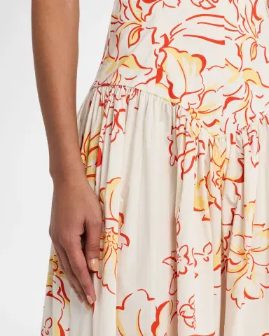 MISA Los Angeles Kerry Drop-Waist Midi Dress | Thumbnail 5