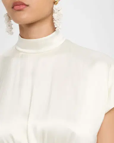 Saloni Fabienne Silk Long Dress | Thumbnail 5