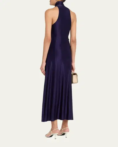 Rabanne Long-Sleeve Stretch Lace Jersey Maxi Dress | Thumbnail 3 Rabanne Long-Sleeve Stretch Lace Jersey Maxi Dress | Thumbnail 3
