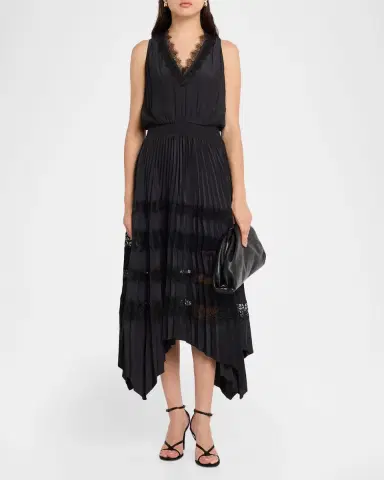 Ramy Brook Roselyn Lace-Trim Midi Dress | Thumbnail 2 Ramy Brook Roselyn Lace-Trim Midi Dress | Thumbnail 2