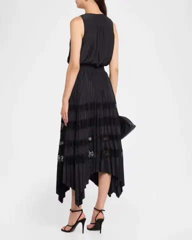 Ramy Brook Roselyn Lace-Trim Midi Dress | Thumbnail 3 Ramy Brook Roselyn Lace-Trim Midi Dress | Thumbnail 3
