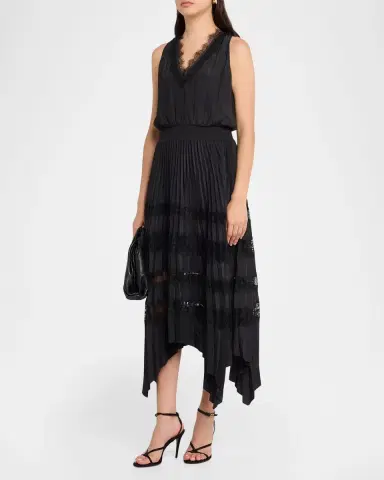 Ramy Brook Roselyn Lace-Trim Midi Dress | Thumbnail 4 Ramy Brook Roselyn Lace-Trim Midi Dress | Thumbnail 4