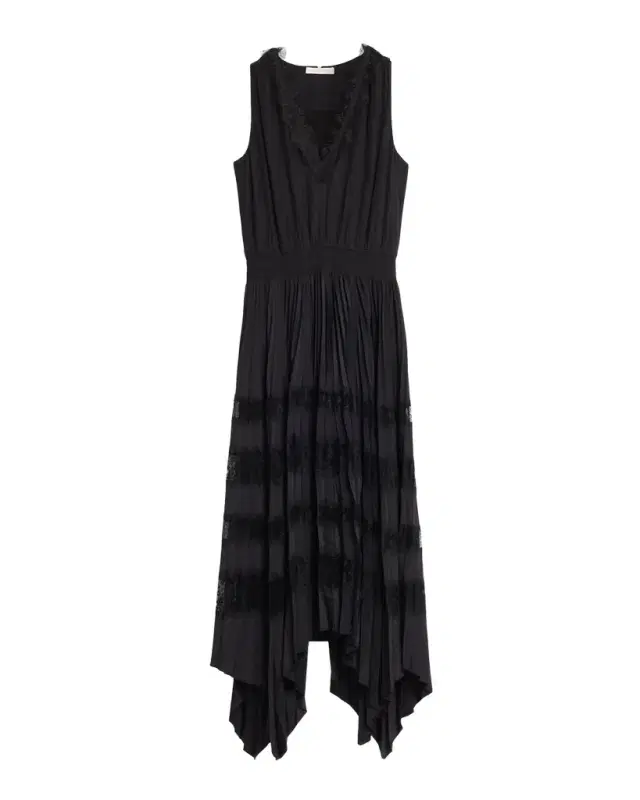 Ramy Brook Roselyn Lace-Trim Midi Dress
