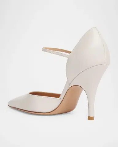 Gianvito Rossi 9mm Sofia Leather d 'Orsay Pumps | Thumbnail 2
