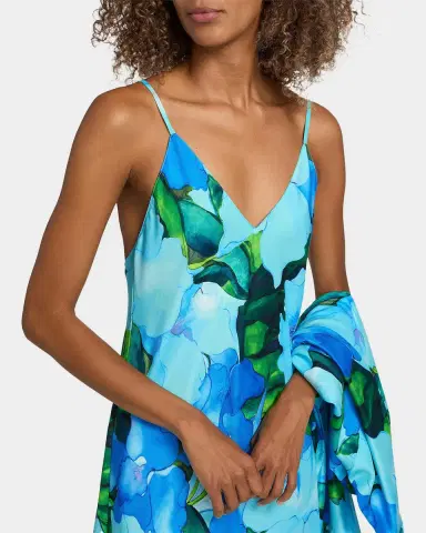 Natori Isla Low-Back Floral Chemise | Thumbnail 5 Natori Isla Low-Back Floral Chemise | Thumbnail 5