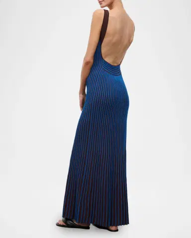 Staud Claretta Rib-Knit Maxi Dress | Thumbnail 3 Staud Claretta Rib-Knit Maxi Dress | Thumbnail 3