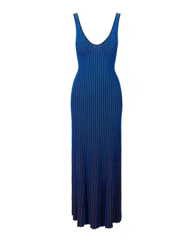 Staud Claretta Rib-Knit Maxi Dress | Thumbnail 1 Staud Claretta Rib-Knit Maxi Dress | Thumbnail 1