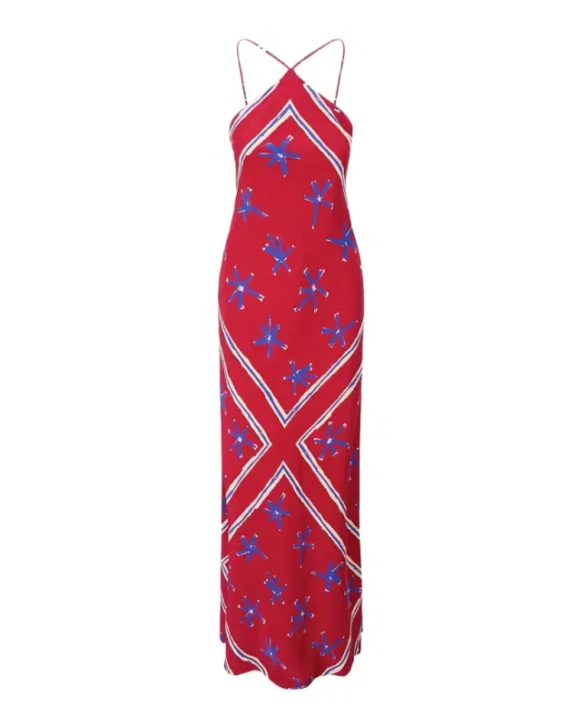 STAUD Cubism Maxi Dress