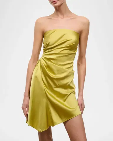 Staud Adriana Silk Mini Dress | Thumbnail 5 Staud Adriana Silk Mini Dress | Thumbnail 5