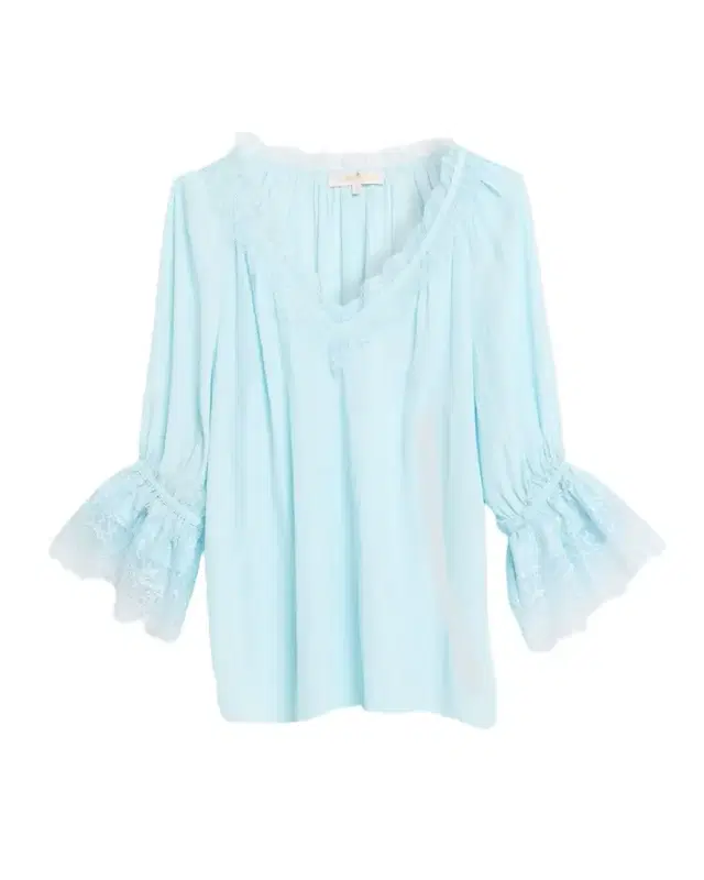 Ramy Brook Lilah Lace-Trim Blouse