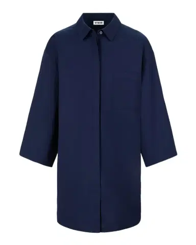 Staud Nico Mini Shirtdress | Thumbnail 1 Staud Nico Mini Shirtdress | Thumbnail 1