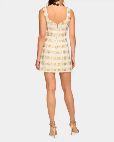 Ramy Brook Michaela Plaid Tweed Mini Dress | Thumbnail 3