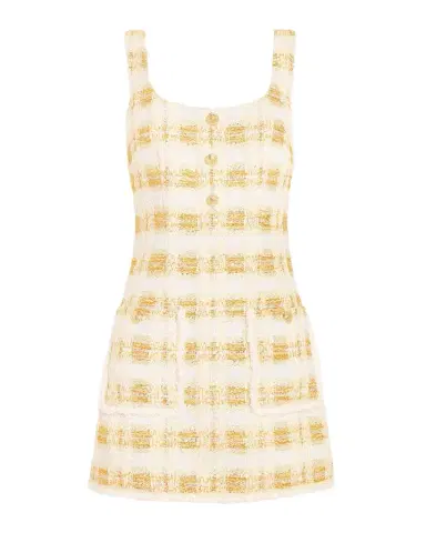Ramy Brook Michaela Plaid Tweed Mini Dress | Thumbnail 1