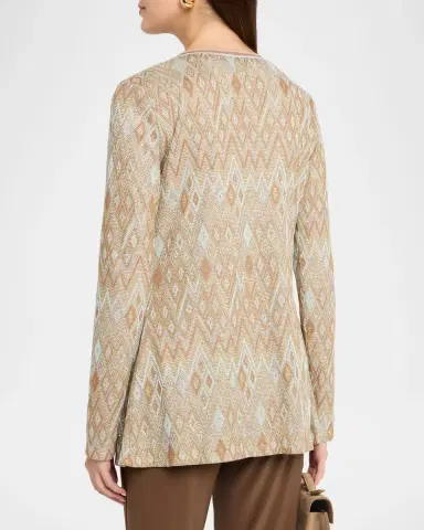 Ramy Brook McKenna Diamond Knit Cardigan | Thumbnail 3 Ramy Brook McKenna Diamond Knit Cardigan | Thumbnail 3