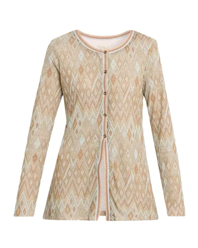 Ramy Brook McKenna Diamond Knit Cardigan