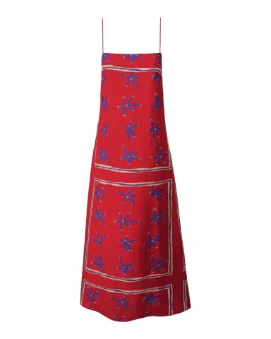 Staud Laura Linen Maxi Dress | Thumbnail 1