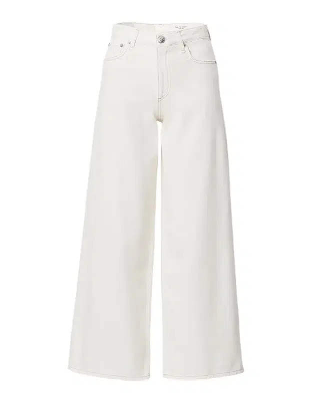 rag & bone Featherweight Sofie Wide-Leg Ankle Jeans