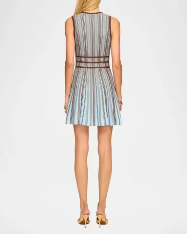 Ramy Brook Aria Striped Knit Mini Dress | Thumbnail 3