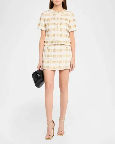 Ramy Brook Wesley Plaid Tweed Jacket | Thumbnail 2 Ramy Brook Wesley Plaid Tweed Jacket | Thumbnail 2