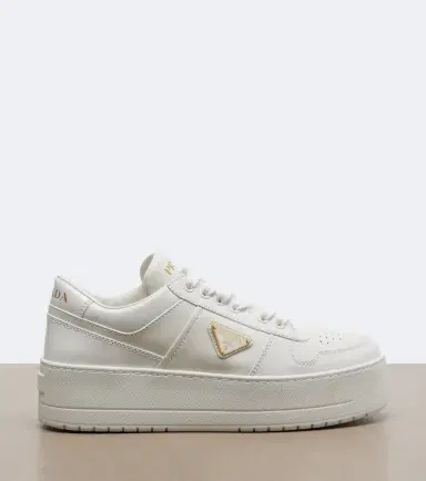 Prada Downtown Bold leather platform sneakers | Thumbnail 4