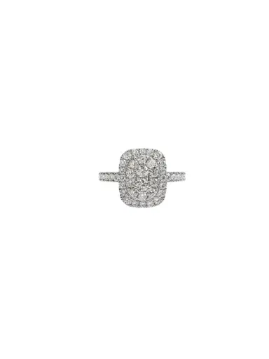 Wish Fine Jewelry 0.69ct Diamond 18K Gold Pave Ring | Thumbnail 1 Wish Fine Jewelry 0.69ct Diamond 18K Gold Pave Ring | Thumbnail 1