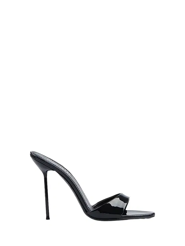 Paris Texas Women's Lidia 5MM Patent Leather Mules - Black